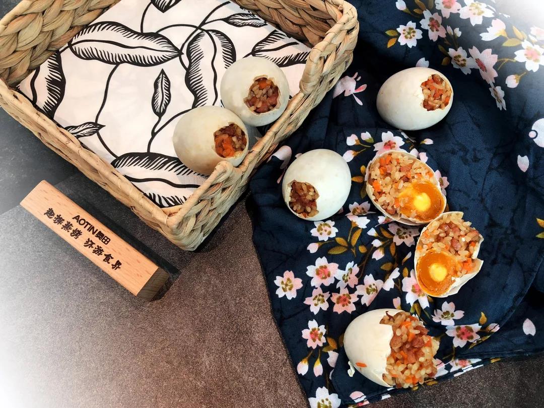奧田蒸烤一體集成灶:一顆咸蛋黃糯米蛋，竟如此美味
